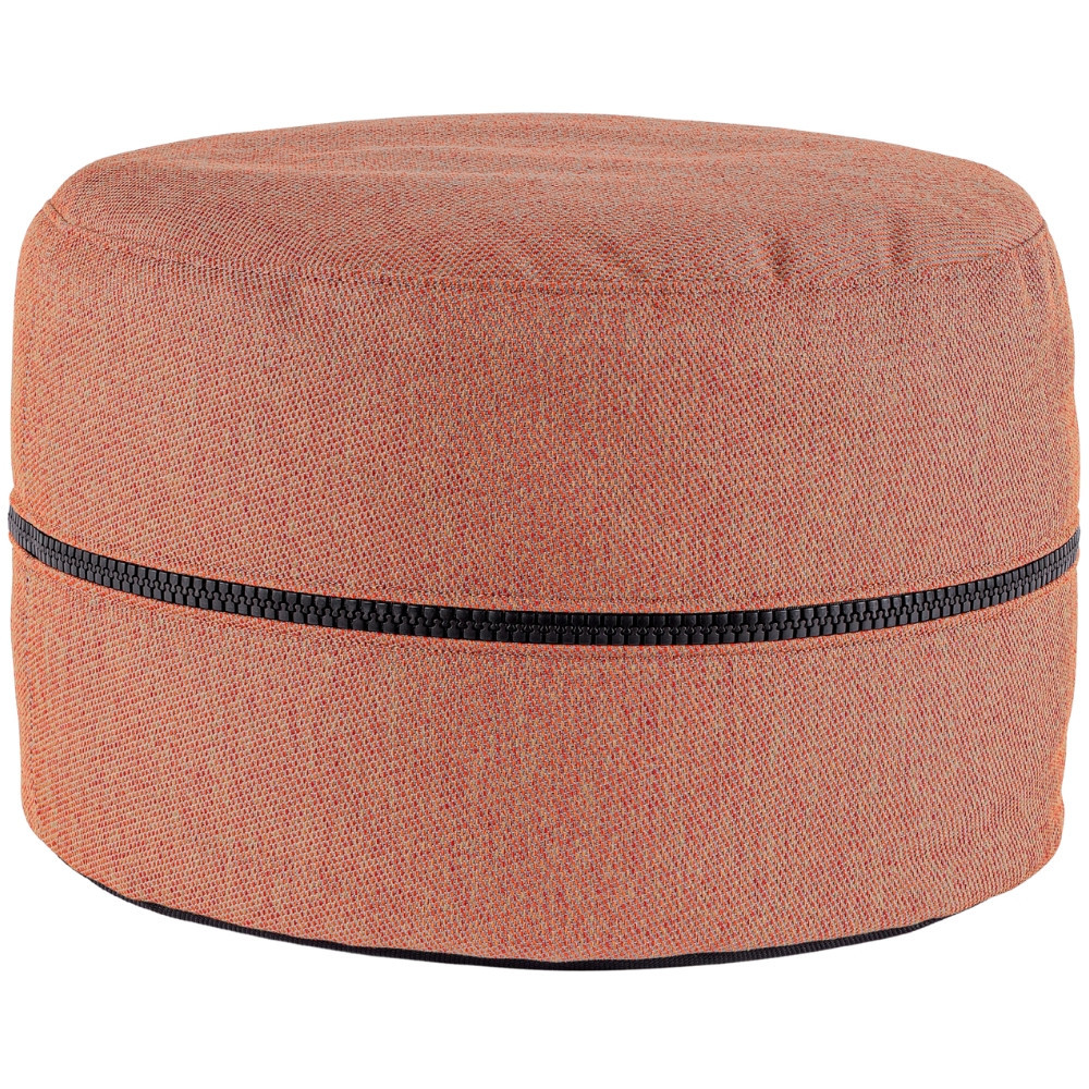 Bizzotto Oranžový zahradní puf Gulizar Ø 50 cm