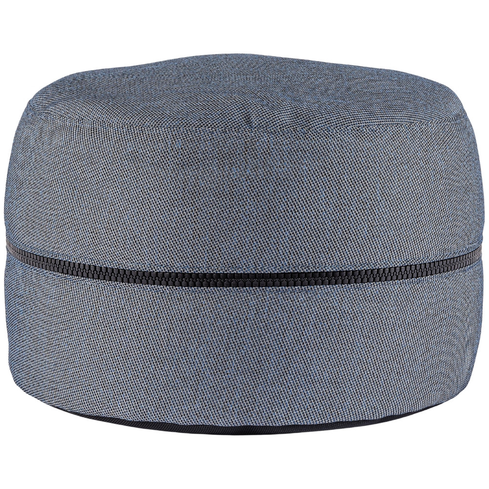 Bizzotto Modrý zahradní puf Gulizar Ø 50 cm