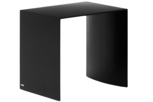 Kave Home Černý dubový odkládací stolek Litto 55 x 40 cm