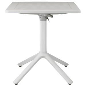 SCAB Bílý zahradní skládací stůl Eco 70 x 70 cm