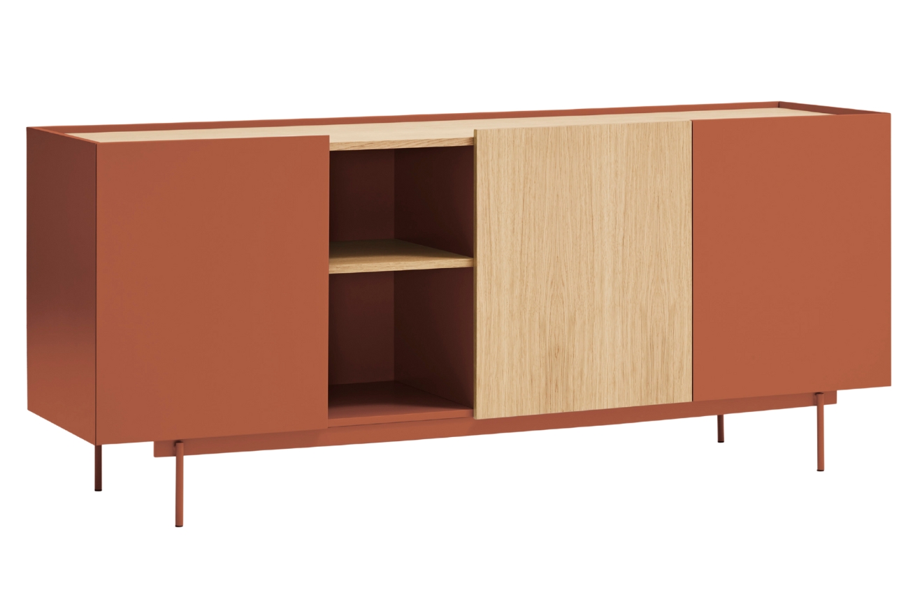 Teulat Dubová komoda Otto 180 x 49 cm – vystavený kus