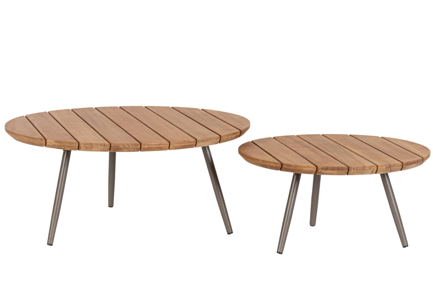 Bizzotto Set dvou zahradních stolků Corbeta 60/80 cm