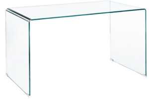 Bizzotto Skleněný pracovní stůl Iride 126 x 70 cm