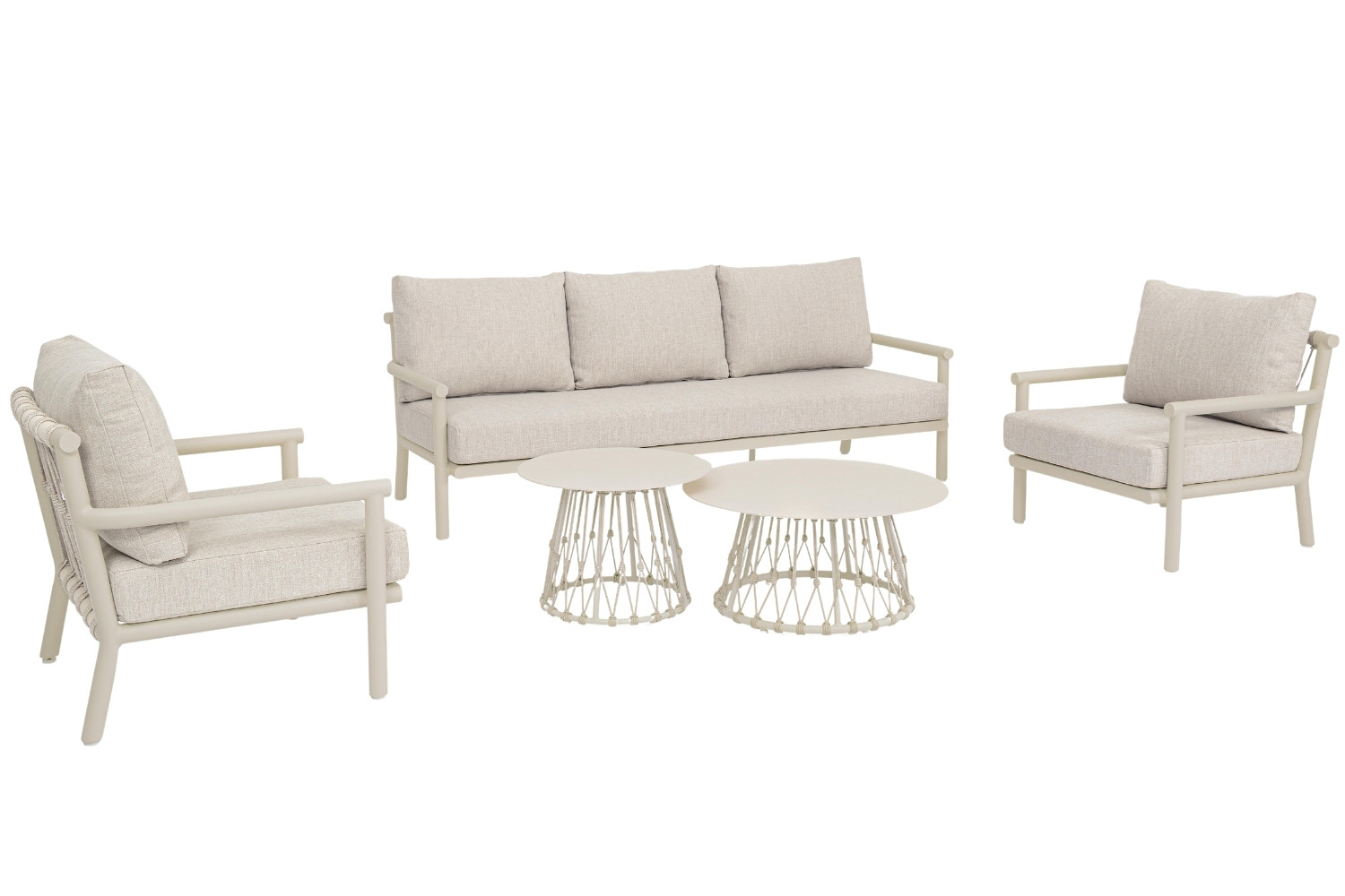 Bizzotto Béžový zahradní set pohovky