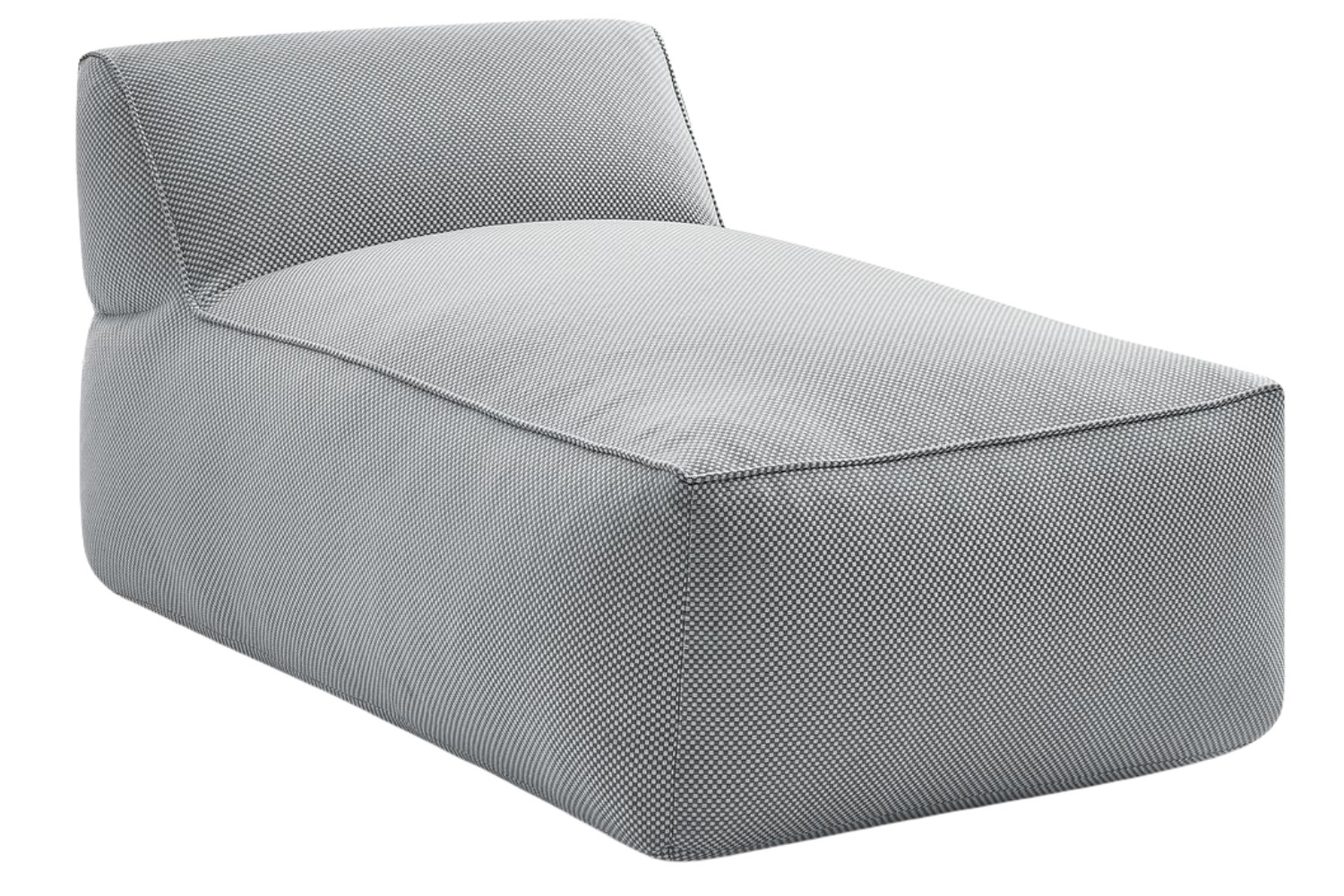 Bobochic Paris Světle šedá zahradní lenoška Riviera 135 cm