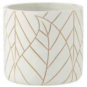 J-line Keramický květináč Ledio 16 cm – vystavený kus