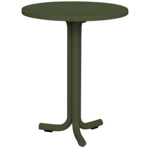 noo.ma Zelený kovový zahradní bistro stolek Nokk ⌀ 59 cm