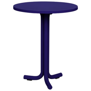 noo.ma Modrý kovový zahradní bistro stolek Nokk ⌀ 59 cm