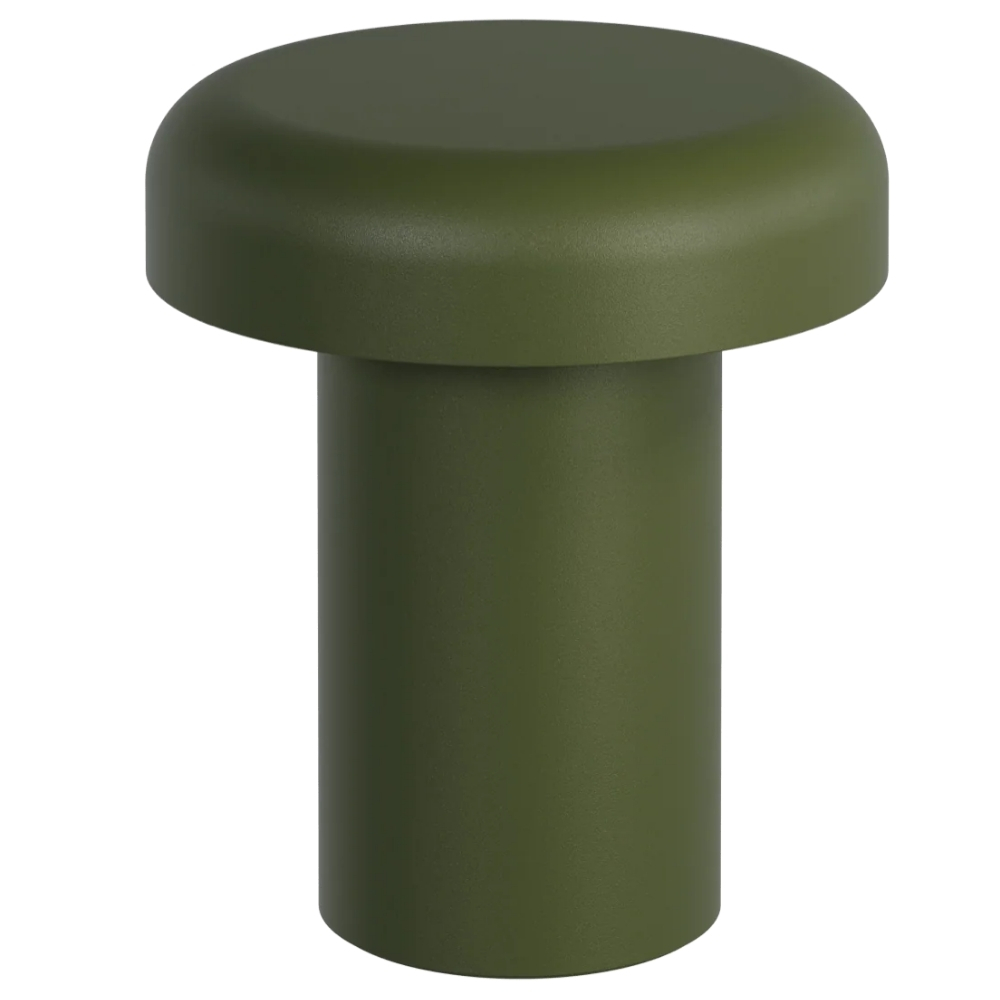 noo.ma Zelený kovový zahradní stolek Miko ⌀ 40 cm