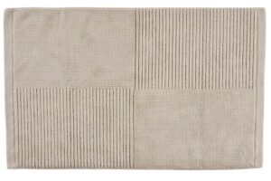 Zone Denmark Béžová bavlněná koupelnová předložka Classic 50 x 80 cm