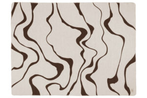 noo.ma Béžovo-hnědý pléd Felu 200 x 150 cm