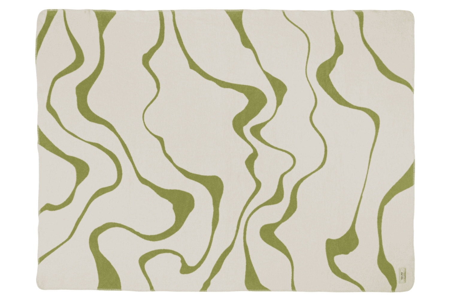 noo.ma Béžovo-zelený pléd Felu 200 x 150 cm