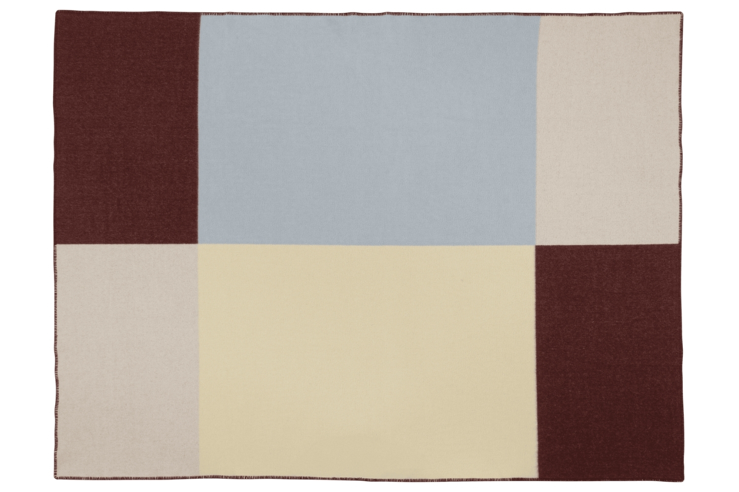 noo.ma Barevný vlněný pléd Hilu 200 x 150 cm