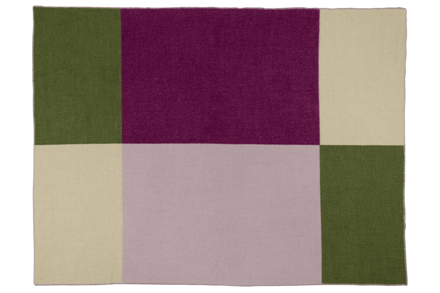 noo.ma Barevný vlněný pléd Hilu 200 x 150 cm
