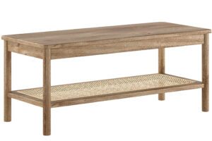 Vipack Dubovo-ratanová lavice Olive 110 x 46 cm