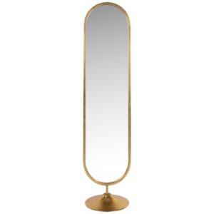 Richmond Zlaté kovové stojací zrcadlo Moya 170 cm