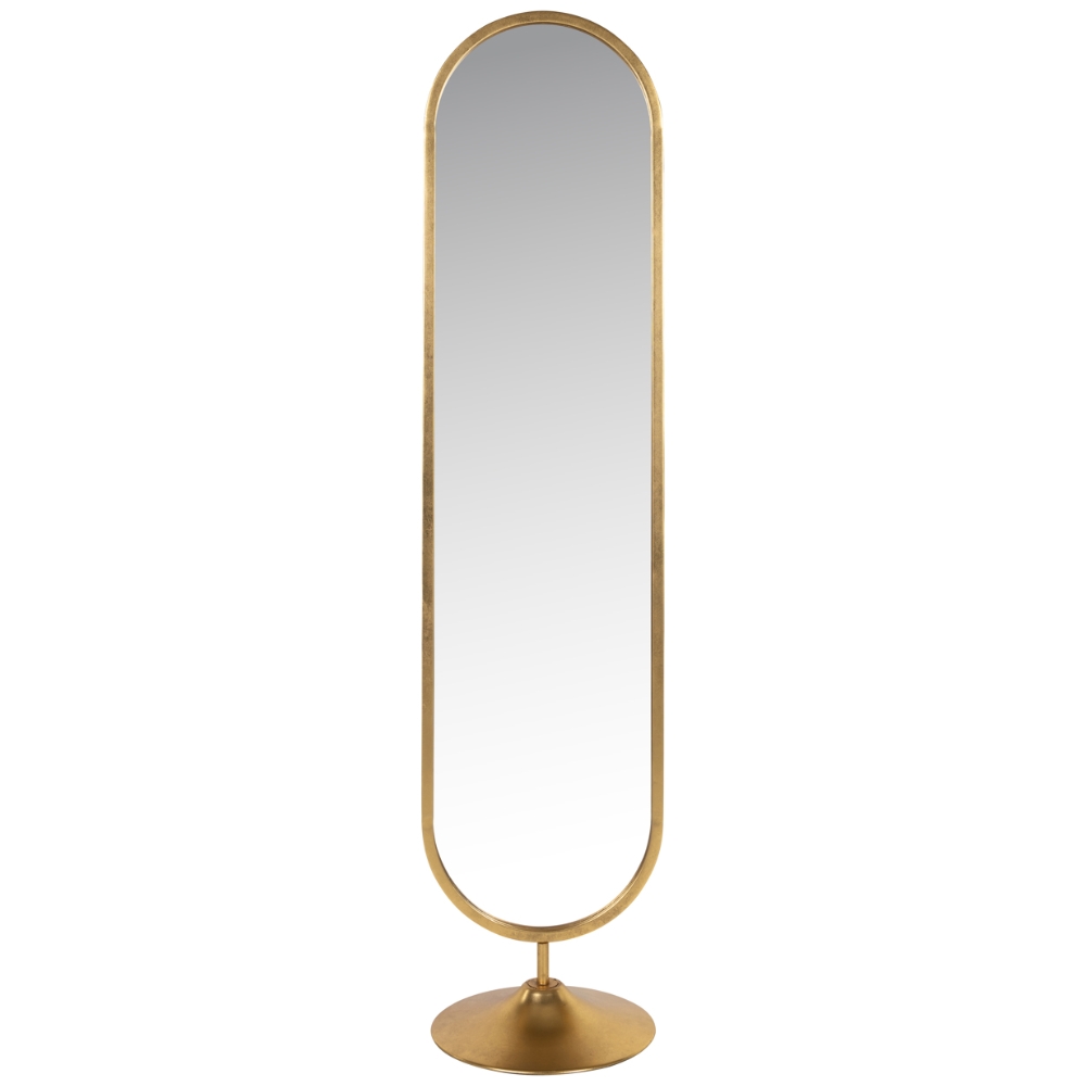 Richmond Zlaté kovové stojací zrcadlo Moya 170 cm