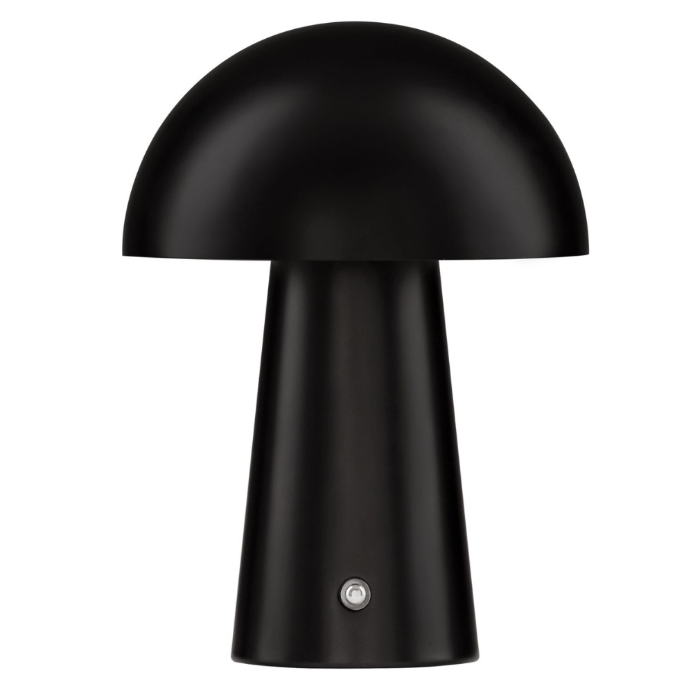 Nova Luce Černá kovová nabíjecí stolní LED lampa Ande