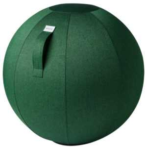 Tmavě zelený sedací / gymnastický míč VLUV NEW LEIV Ø 65 cm